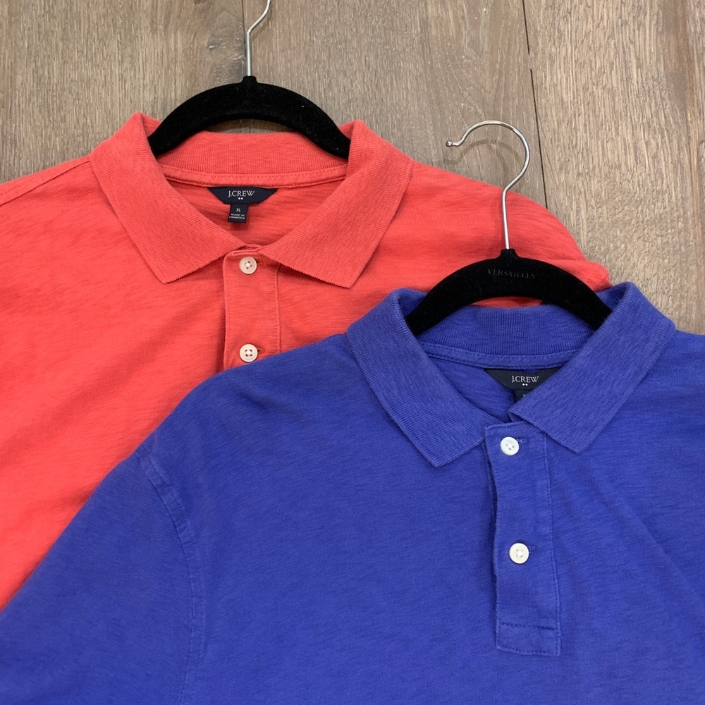 2 Men’s J. Crew polo shirts XL